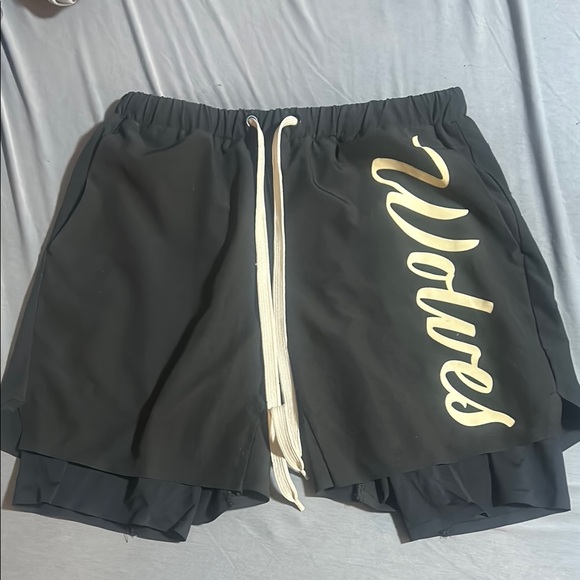 Darc Sport Black Athletic Shorts with Stylish Script 88 of 1000 made